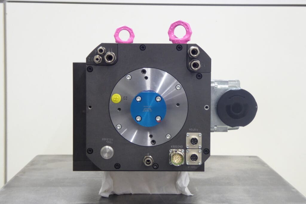 Custom MYL spindle built by MZI Precision.